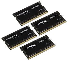 Модуль памяти SO-DIMM DDR4 Kingston 64GB (Kit of 4) HyperX Impact HX424S15IBK4/64
