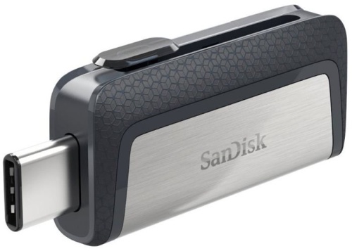 Накопитель USB flash SanDisk 16Gb Ultra Dual SDDDC2-016G-G46 серый/узор фото 2