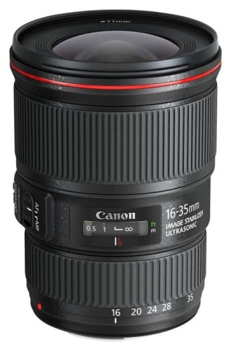 Объектив Canon EF IS USM (9518B005) 16-35мм f/4L черный