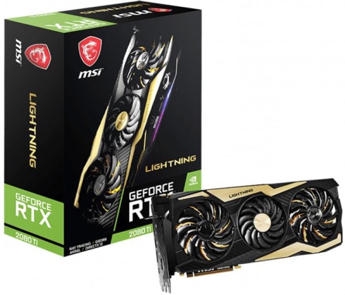 Видеокарта PCI-E MSI 11264Mb RTX 2080 Ti LIGHTNING Z фото 5