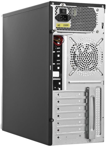 Корпус Miditower Foxline 450Вт FL-942 FL-942-FZ450R Черный фото 2