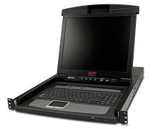 Оборудование KVM APC 17 Rack LCD Console with Integrated 8 Port Analog KVM Switch AP5808