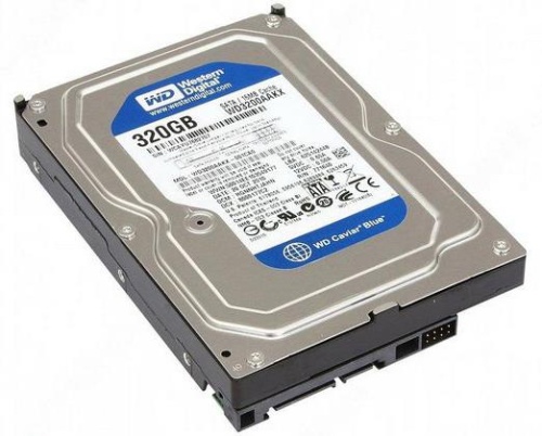 Жесткий диск SATA HDD Western Digital 320ГБ Caviar Blue WD3200AAKX