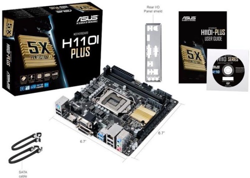 Мат. плата Socket1151 ASUS H110I-PLUS фото 4