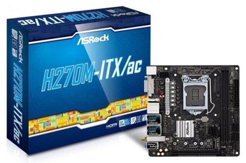 Мат. плата Socket1151 ASRock H270M-ITX/AC фото 5