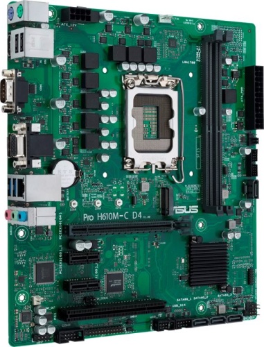 Мат. плата Socket1700 ASUS PRO H610M-C D4-CSM фото 2