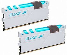 Модуль памяти DDR4 Geil 32GB (2x16GB), EVO X White Gaming Memory GEXG432GB2400C16DC