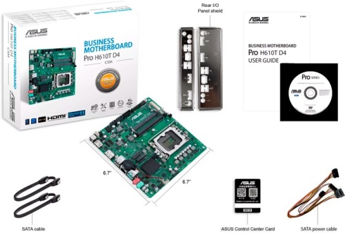 Мат. плата Socket1700 ASUS PRO H610T D4-CSM фото 5 Мат. плата Socket1700 ASUS PRO H610T D4-CSM фото 5
