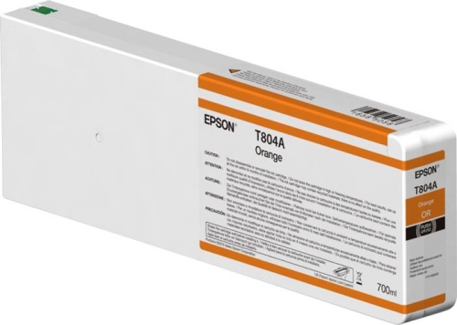 Оригинальный струйный картридж Epson T804A00 Orange UltraChrome HDX C13T804A00