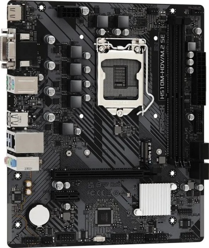 Мат. плата Socket1200 ASRock H510M-HDV/M.2 SE фото 3