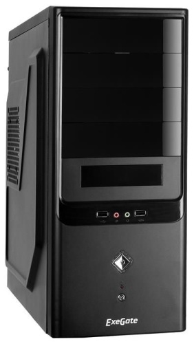 Корпус Miditower EXEGATE CP-602 Black EX267189RUS