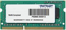 Модуль памяти SO-DIMM DDR3 Patriot Memory 4Gb PSD34G1333L2S RTL