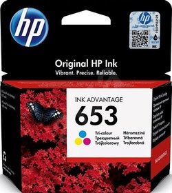    Hewlett Packard 653 Tri-color Original Ink Advantage Cartridge 3YM74AE