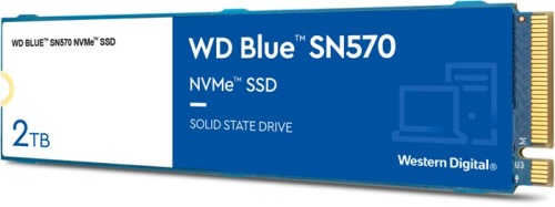 Накопитель SSD M.2 Western Digital 2TB WD Blue SN570 NVMe WDS200T3B0C