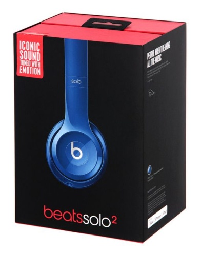 Наушники BEATS Solo2 by Dr. Dre On-Ear Headphones синий MHBJ2ZE/A фото 7