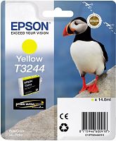 Оригинальный струйный картридж Epson T3244 C13T32444010 желтый