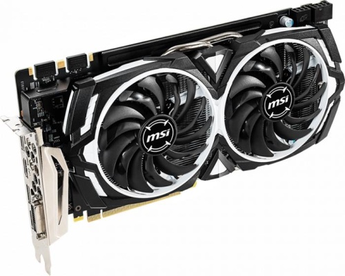 Видеокарта PCI-E MSI 6144Mb GTX 1060 ARMOR 6GD5X OC