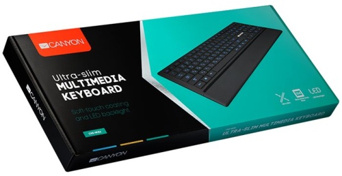 Клавиатура CANYON Stylish slim USB multimedia CNS-HKB6-RU фото 2 Клавиатура CANYON Stylish slim USB multimedia CNS-HKB6-RU фото 2