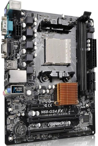 Мат. плата SocketAM3 ASRock N68-GS4 FX R2.0 фото 3