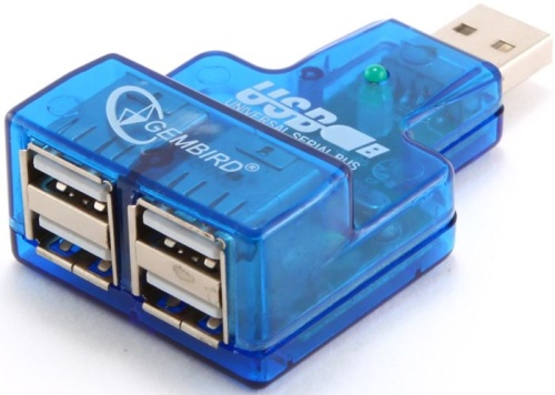 Разветвитель USB2.0 Gembird UHB-CN224