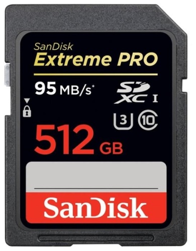 Карта памяти SDXC SanDisk 512GB Class 10 UHS-I Extreme Pro SDSDXPA-512G-G46