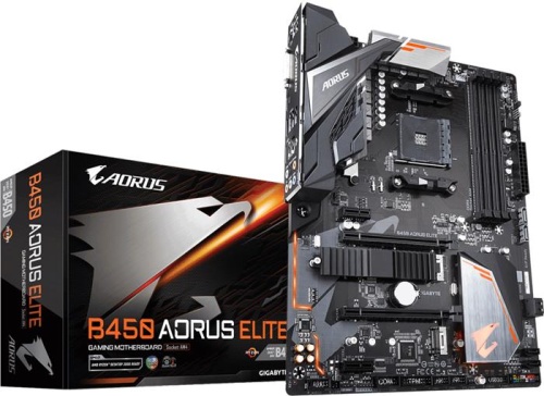 Мат. плата SocketAM4 GIGABYTE B450 AORUS ELITE B450AORUSELITE фото 5