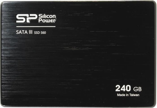 Накопитель SSD SATA 2.5 Silicon Power 240Гб S60 SATA III SP240GBSS3S60S25 Накопитель SSD SATA 2.5 Silicon Power 240Гб S60 SATA III SP240GBSS3S60S25