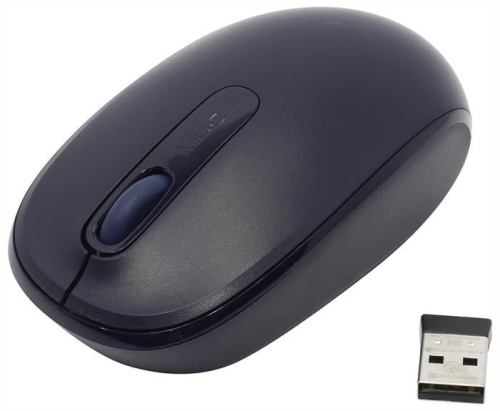 Беспроводная мышь Microsoft Mobile Mouse 1850 синий U7Z-00014 Беспроводная мышь Microsoft Mobile Mouse 1850 синий U7Z-00014