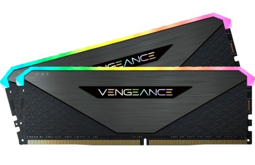 Модуль памяти DDR4 Corsair Vengeance RGB RT 16Gb (2x8Gb) CMN16GX4M2Z4000C18 Black