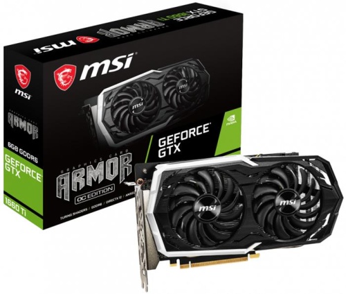 Видеокарта PCI-E MSI 6144Mb GTX 1660 Ti ARMOR 6G OC фото 6