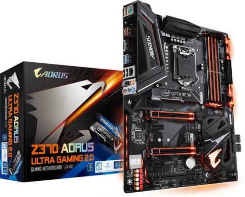 Мат. плата Socket1151v2 GIGABYTE Z370 AORUS Ultra Gaming 2.0-OP фото 6