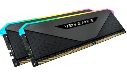 Модуль памяти DDR4 Corsair Vengeance RGB RT 32Gb (2x16Gb) CMN32GX4M2Z4000C18 Black фото 2