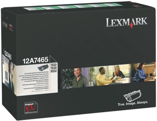 Тонер-картридж оригинальный Lexmark 12A7465