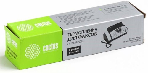 Пленка для факса совместимая Cactus CS-TTRBPC72 Пленка для факса совместимая Cactus CS-TTRBPC72