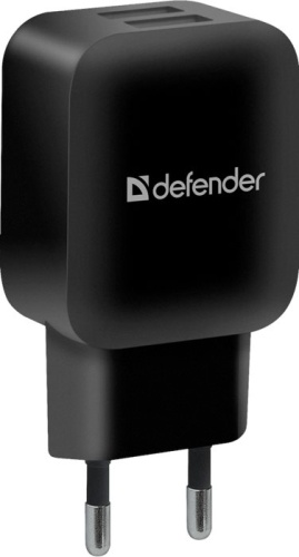 Адаптер питания USB Defender Type Wall EPA-13 5V/2.1A 2XUSB 83840