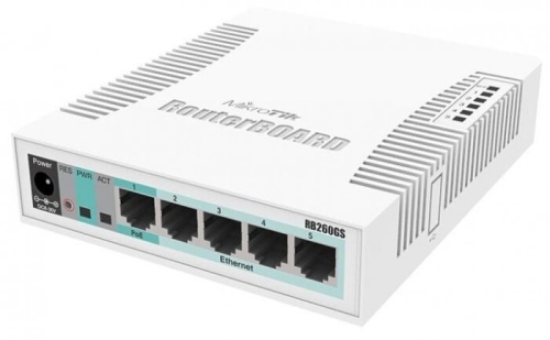 Коммутатор Mikrotik CSS106-5G-1S (RB260GS) фото 2