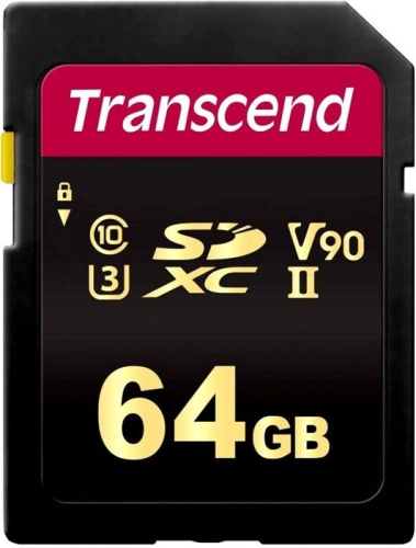 Карта памяти SDXC Transcend 64 Гб V90 TS64GSDC700S