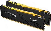 Модуль памяти DDR4 Kingston 64Гб (2х32Гб) HyperX Fury RGB HX434C17FB3AK2/64