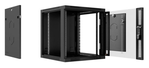 Шкаф телекоммуникационный Cabeus SH-05F-6U60/45-BK фото 2 Шкаф телекоммуникационный Cabeus SH-05F-6U60/45-BK фото 2