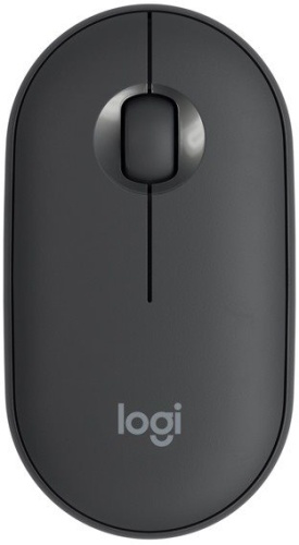 Беспроводная мышь Logitech Pebble M350 графитовый 910-005718