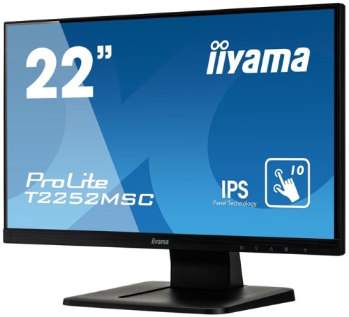 Монитор Iiyama ProLite T2252MSC-B1 черный фото 2