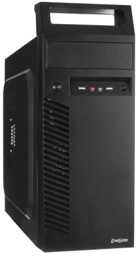 Корпус Minitower EXEGATE QA-406 Black EX261430RUS