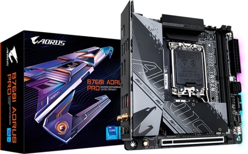 Мат. плата Socket1700 GIGABYTE B760I AORUS PRO фото 4