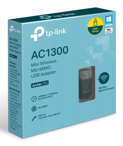 Сетевой адаптер WiFi TP-Link Archer T3U фото 2