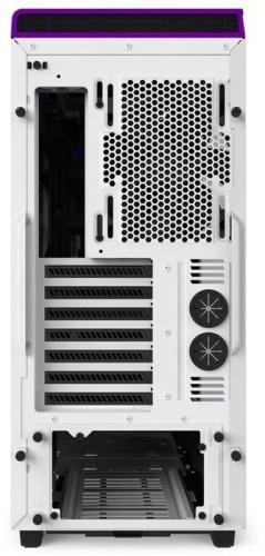 Корпус Miditower NZXT CA-H442W-W2 H440 WHITE/PURPLE фото 7