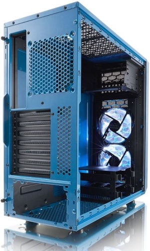 Корпус Miditower Fractal Design Focus G Blue, Window фото 13