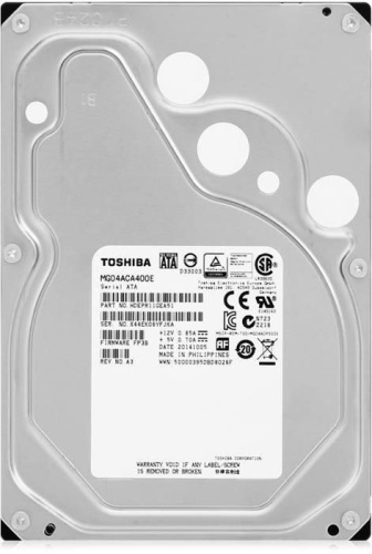 Жесткий диск SATA HDD Toshiba 4Tb MG04ACA400E Enterprise Capacity