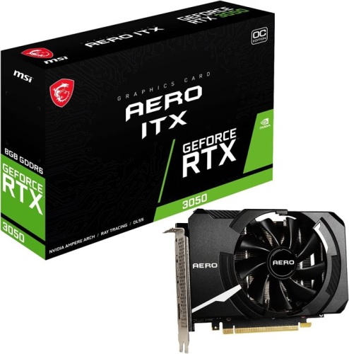 Видеокарта PCI-E MSI RTX 3050 AERO ITX 8G OC фото 7