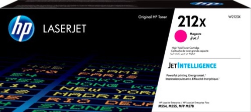 Оригинальный лазерный картридж Hewlett Packard 212X High Yield Magenta Original LaserJet Toner Cartridge W2123X