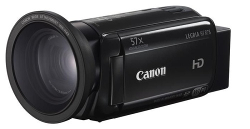 Цифровая видеокамера Flash Canon Legria HF R78 черный 1237C002 фото 4